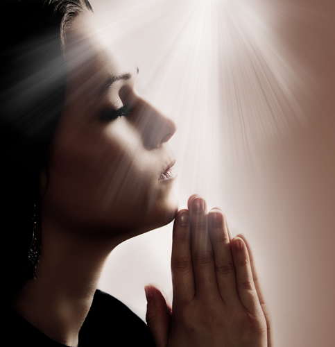 woman praying small